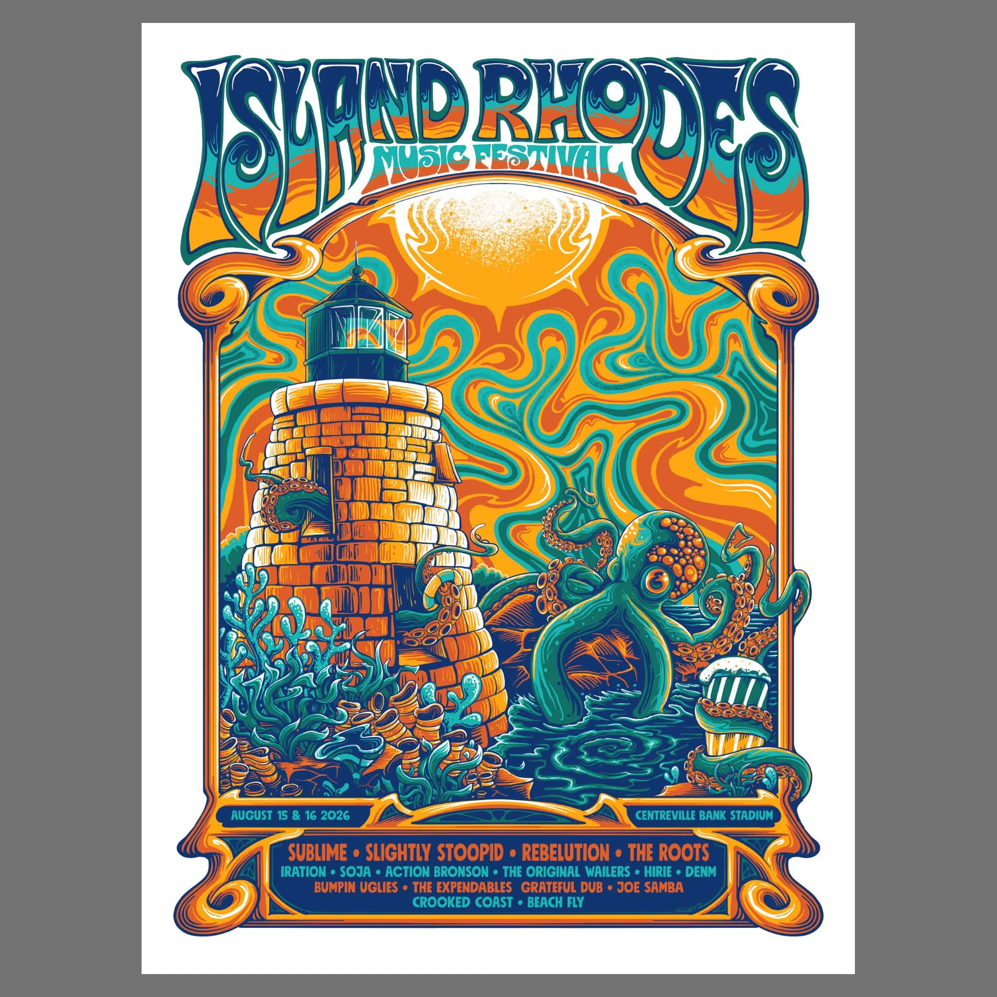 2026 Island Rhodes Poster - Paper Variant